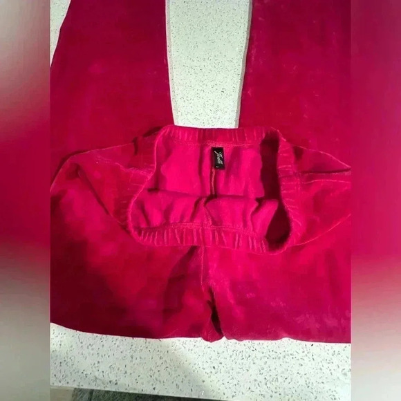 La Perla Vintage Hot Pink Velor Joelle Pants Size Small EUC - Picture 7 of 8